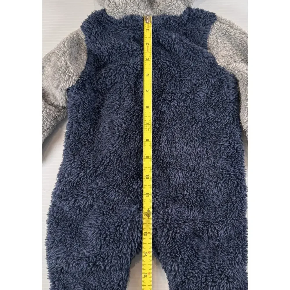 Outerstuff New England Patriots Baby 6-9M Game Nap Teddy Sherpa Fleece Bunting